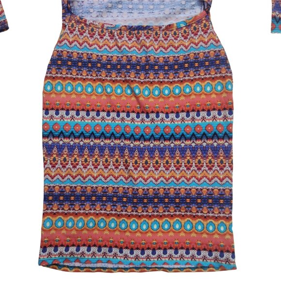 Colorful Bodycon Dress by Pinc - Picture 6 of 9